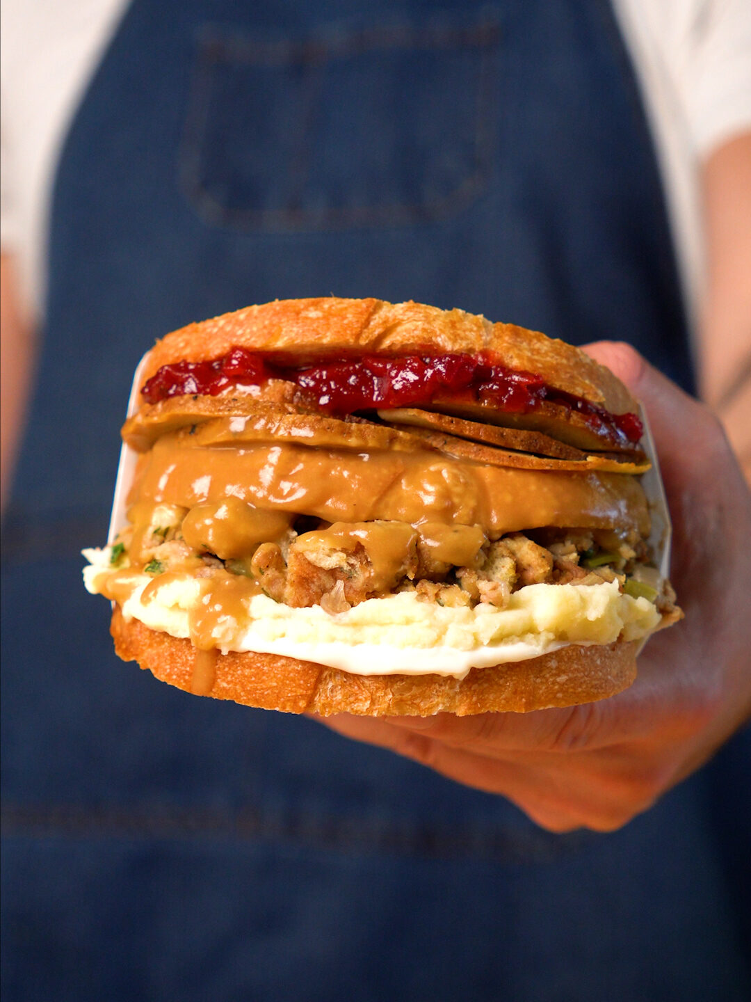 Vegan Moist Maker Thanksgiving Sandwich